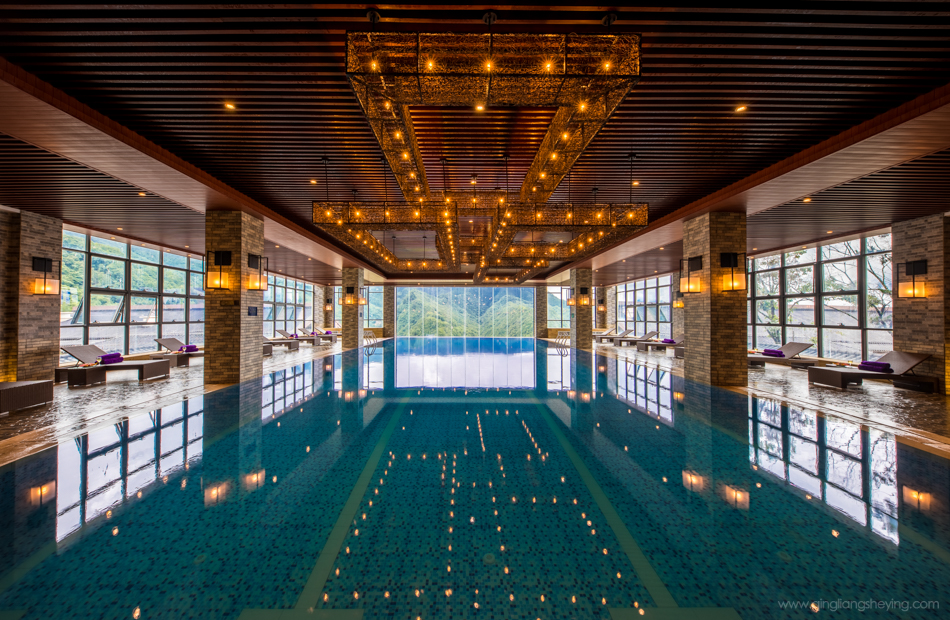 神农架阿尔卡迪亚森林酒店泳池拍摄作品