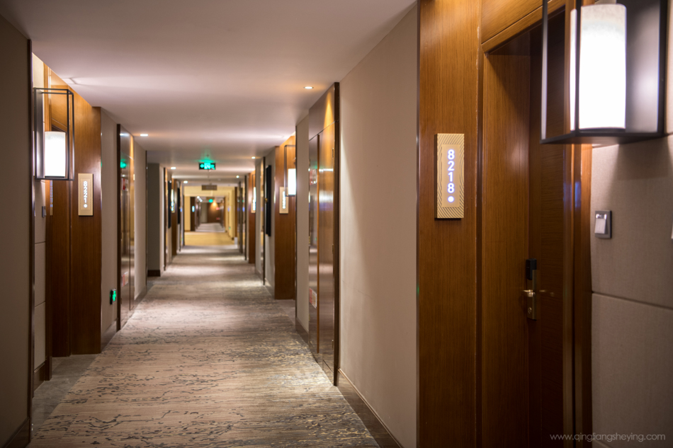 神农架阿尔卡迪亚森林酒店客房走廊拍摄作品